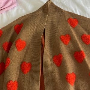 Cute heart themed sweater